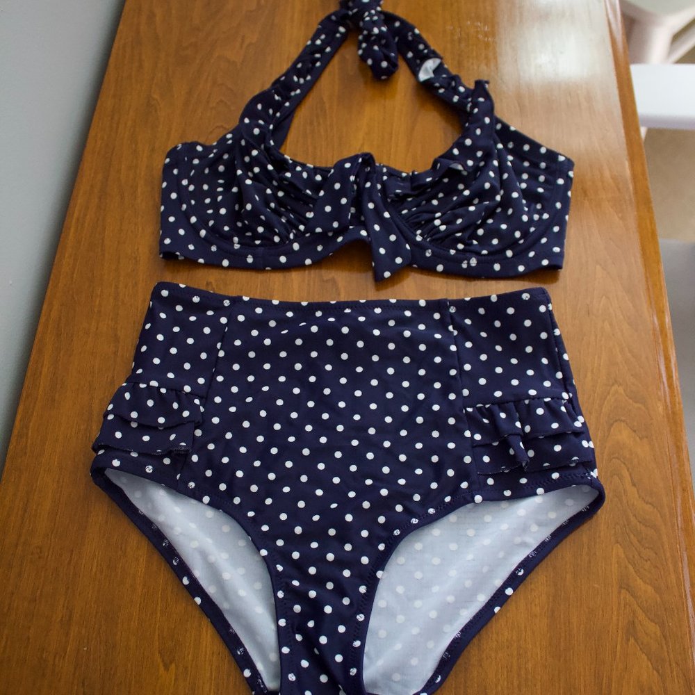 RELISTED Pour Moi Bikini Top and Bottom | 32E UK8